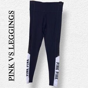 PINK Victoria's Secret Ultimate Black and White Leggings